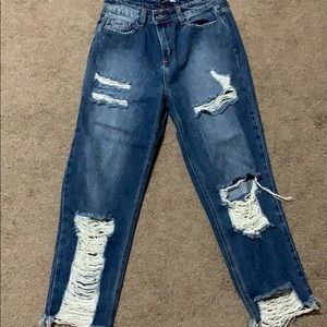 Distressed Jeans